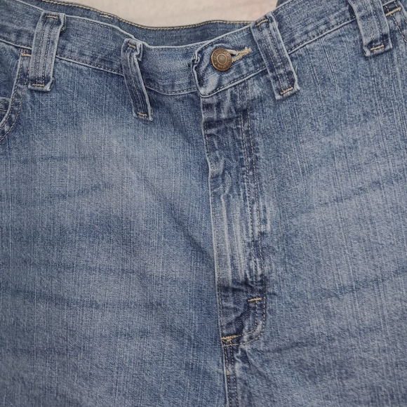 Wrangler Mens Carpenter Jean‎ Shorts Size 44R Relaxed Fit Blue Denim Cotton - Picture 6 of 9